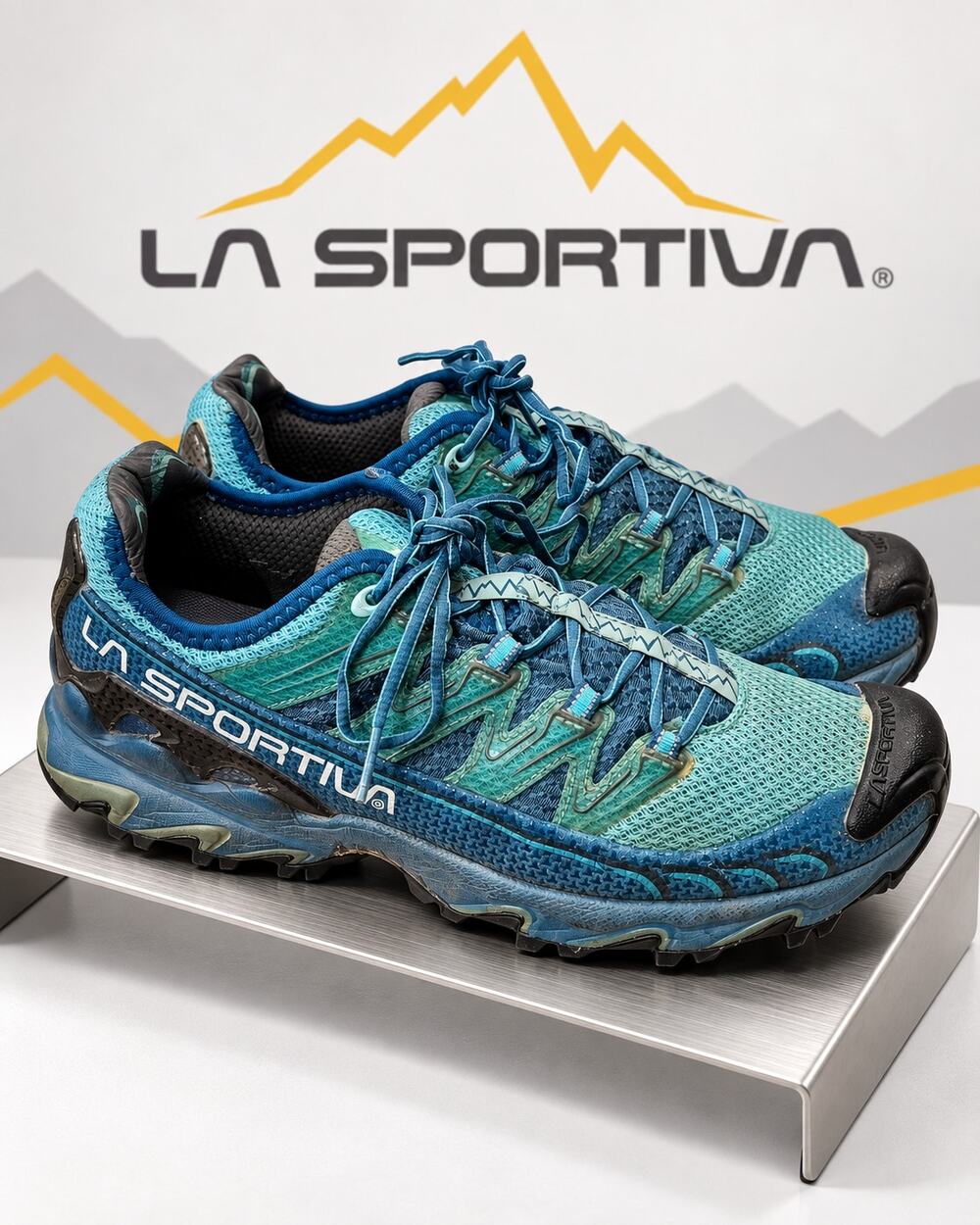 La Sportiva Ultra Raptor Trail Running Shoes Blue Teal Women’s US 8 EU 39.5
